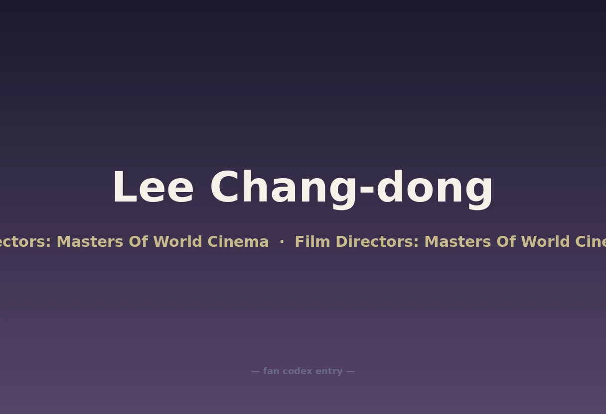 Lee Chang-dong